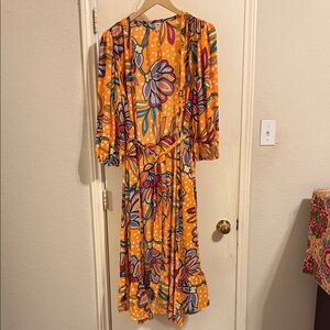 Floral Orange kimono